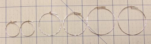 Judy Larson's Kat's Wire Hoop Earrings - , Contemporary Wire Jewelry, Filing, Finishing, Texturing, , Kat's Wire Hoop Earrings